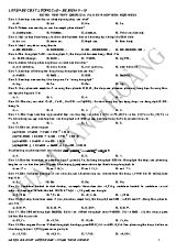 Đề thi thử THPT Quốc gia môn Hóa học năm 2019 - Đề 03 - Phạm Tăng Hoàng